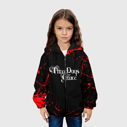 Куртка с капюшоном детская Three Days Grace, цвет: 3D-черный — фото 2