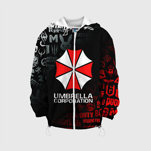 Детская куртка RESIDENT EVIL UMBRELLA CORP / 3D-Белый – фото 1