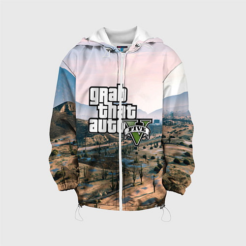 Детская куртка Grand Theft Auto 5 / 3D-Белый – фото 1