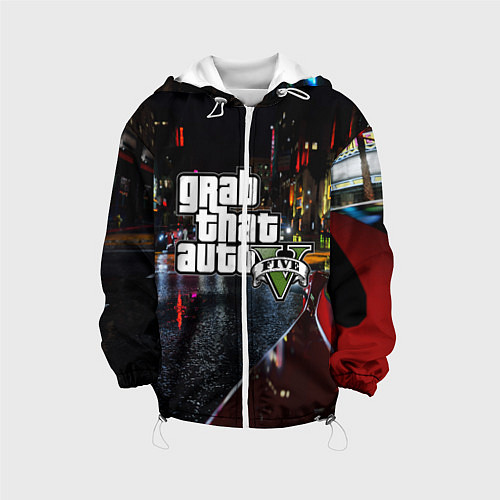 Детская куртка Grand Theft Auto V / 3D-Белый – фото 1