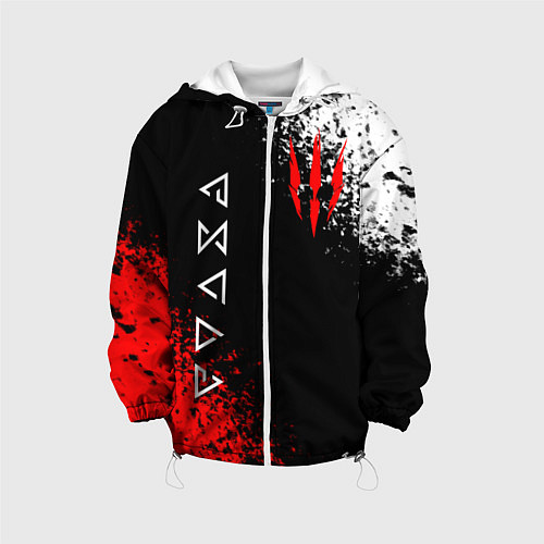 Детская куртка THE WITCHER / 3D-Белый – фото 1