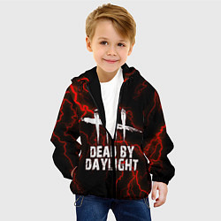 Куртка с капюшоном детская Dead by Daylight, цвет: 3D-черный — фото 2