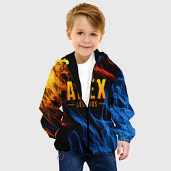 Куртка с капюшоном детская APEX LEGENDS, цвет: 3D-черный — фото 2