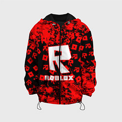 Куртка с капюшоном детская Roblox, цвет: 3D-черный