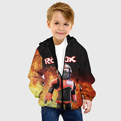 Куртка с капюшоном детская ROBLOX, цвет: 3D-черный — фото 2