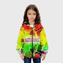 Куртка с капюшоном детская Роблокс, цвет: 3D-черный — фото 2