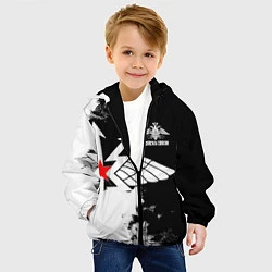 Куртка с капюшоном детская Войска связи, цвет: 3D-черный — фото 2