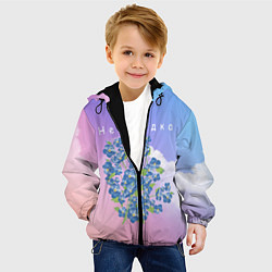Куртка с капюшоном детская Тима Белорусских: Незабудка, цвет: 3D-черный — фото 2
