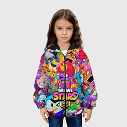 Куртка с капюшоном детская BRAWL STARS GENE, цвет: 3D-черный — фото 2