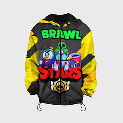 Куртка с капюшоном детская BRAWL STARS 2020, цвет: 3D-черный