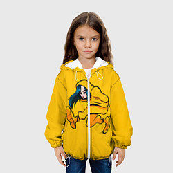 Куртка с капюшоном детская БИЛЛИ АЙЛИШ, цвет: 3D-белый — фото 2