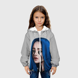 Куртка с капюшоном детская BILLIE EILISH, цвет: 3D-белый — фото 2