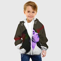 Куртка с капюшоном детская ALL THE GOOD GIRLS GO TO HELL, цвет: 3D-белый — фото 2