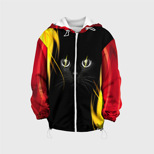 Детская куртка Грозовой кошак / 3D-Белый – фото 1