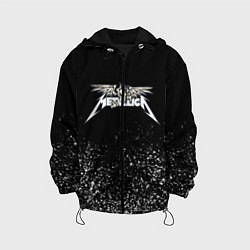 Куртка с капюшоном детская Металлика Metallica, цвет: 3D-черный