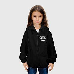 Куртка с капюшоном детская Audi, цвет: 3D-черный — фото 2