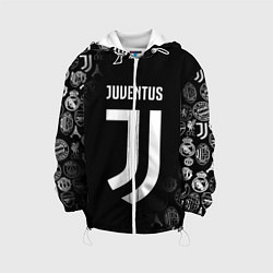 Куртка с капюшоном детская JUVENTUS, цвет: 3D-белый