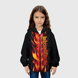 Куртка с капюшоном детская Iron Maiden, цвет: 3D-черный — фото 2