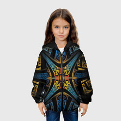 Куртка с капюшоном детская FRACTAL 2020, цвет: 3D-черный — фото 2