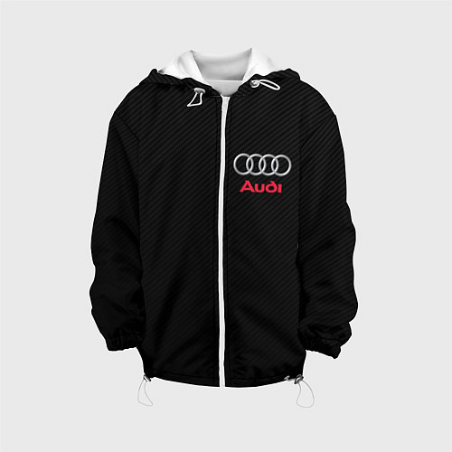 Детская куртка AUDI / 3D-Белый – фото 1