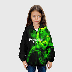 Куртка с капюшоном детская RESIDENT EVIL, цвет: 3D-черный — фото 2