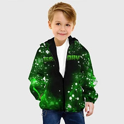 Куртка с капюшоном детская GreenDay, цвет: 3D-черный — фото 2