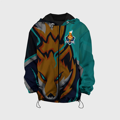 Детская куртка Форма Foxfire / 3D-Черный – фото 1