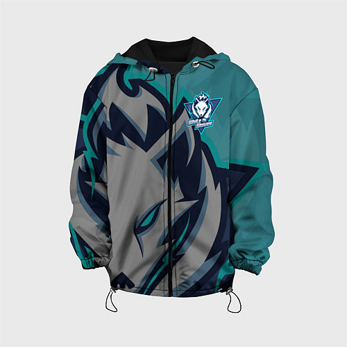 Детская куртка Форма White wolves / 3D-Черный – фото 1