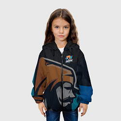 Куртка с капюшоном детская Форма Monk, цвет: 3D-черный — фото 2