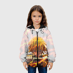 Куртка с капюшоном детская KIMETSU NO YAIBA, цвет: 3D-черный — фото 2