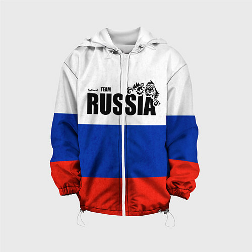 Детская куртка Russia / 3D-Белый – фото 1