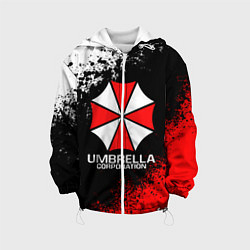 Куртка с капюшоном детская RESIDENT EVIL UMBRELLA, цвет: 3D-белый