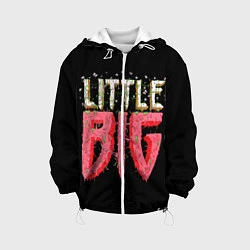 Куртка с капюшоном детская Little Big, цвет: 3D-белый