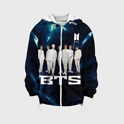 Куртка с капюшоном детская BTS, цвет: 3D-белый