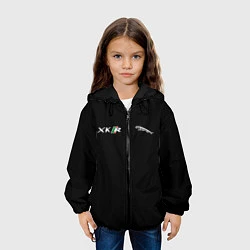 Куртка с капюшоном детская Jaguar, цвет: 3D-черный — фото 2