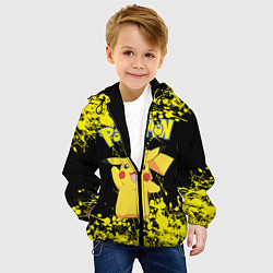 Куртка с капюшоном детская POKEMON, цвет: 3D-черный — фото 2
