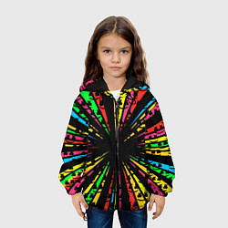 Куртка с капюшоном детская MARSMELLO, цвет: 3D-черный — фото 2