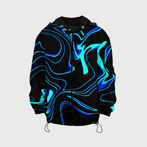 Детская куртка Абстракция / 3D-Черный – фото 1
