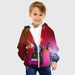 Куртка с капюшоном детская Brawl Stars Colt Кольт, цвет: 3D-белый — фото 2