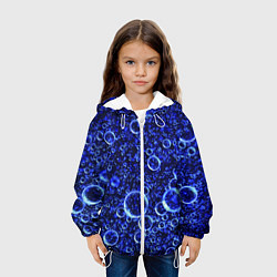 Куртка с капюшоном детская Пузыри, цвет: 3D-белый — фото 2