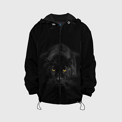 Куртка с капюшоном детская Пантера, цвет: 3D-черный