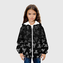 Куртка с капюшоном детская Benzo Gang - Big Baby Tape, цвет: 3D-белый — фото 2