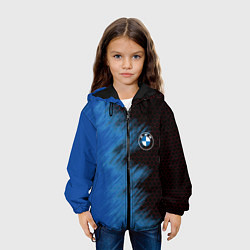 Куртка с капюшоном детская БМВ, цвет: 3D-черный — фото 2
