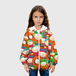 Куртка с капюшоном детская ЮЖНЫЙ ПАРК, цвет: 3D-белый — фото 2
