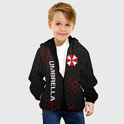 Куртка с капюшоном детская UMBRELLA CORP, цвет: 3D-черный — фото 2