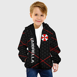 Куртка с капюшоном детская UMBRELLA CORP, цвет: 3D-черный — фото 2