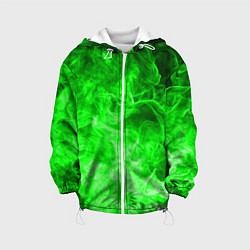 Детская куртка ОГОНЬ GREEN NEON