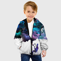 Куртка с капюшоном детская Smoky dreams, цвет: 3D-черный — фото 2