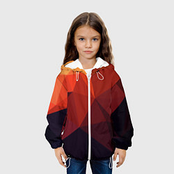 Куртка с капюшоном детская Грани, цвет: 3D-белый — фото 2