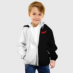 Куртка с капюшоном детская Monokuma, цвет: 3D-белый — фото 2
